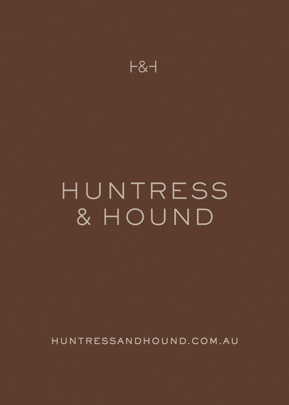 Huntress and Hound secondary logo