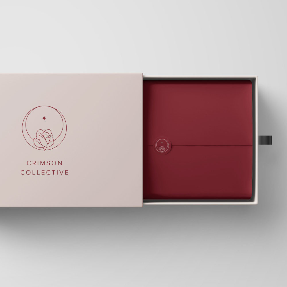 Crimsons Collective slide out box design